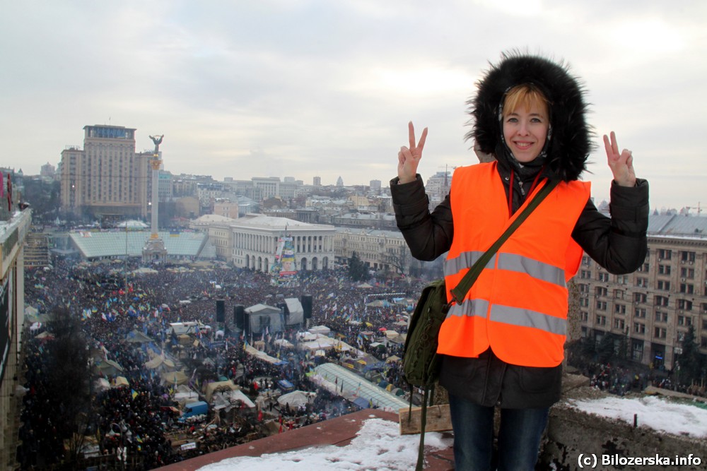 Євромайдан. Віче 15.12.2013. Вид згори